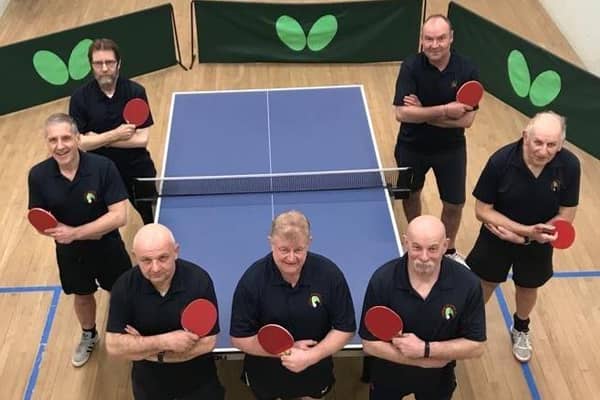 Lundin Lasers' table tennis team won promotion to the top tier of the Dundee and District league system (Photo: Contributed)