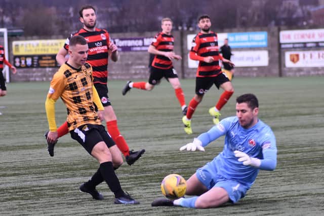 The Methil men certainly had their chances at the weekend