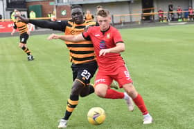 Kyle Connell put in a good shift but was unable to grab a goal for East Fife