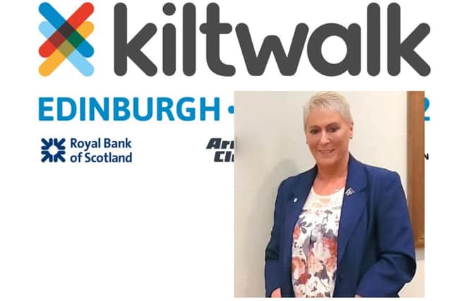 Rosemary Liewald is talking part in the Edinburgh Kiltwalk