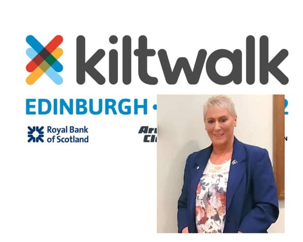 Rosemary Liewald is talking part in the Edinburgh Kiltwalk