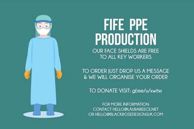 Laura and Keith have set up the Fife PPE Production GoFundMe page