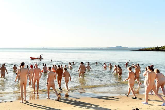 The nude fundraiser raised more than £3000 between several charities.  (Pic: Fife Photo Agency)