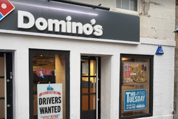 Domino's Pizzas at 54 Market Street St Andrews.Rated on July 4