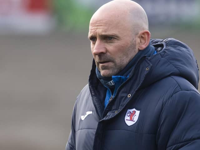 Raith Rovers assistant manager Colin Cameron ahead of his side's 3-1 fifth-round Scottish Cup win against Motherwell at home at Stark's Park in Kirkcaldy in February (Photo by Craig Foy/SNS Group)