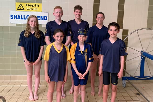 The young Cupar swimmers made their mark in the pool
