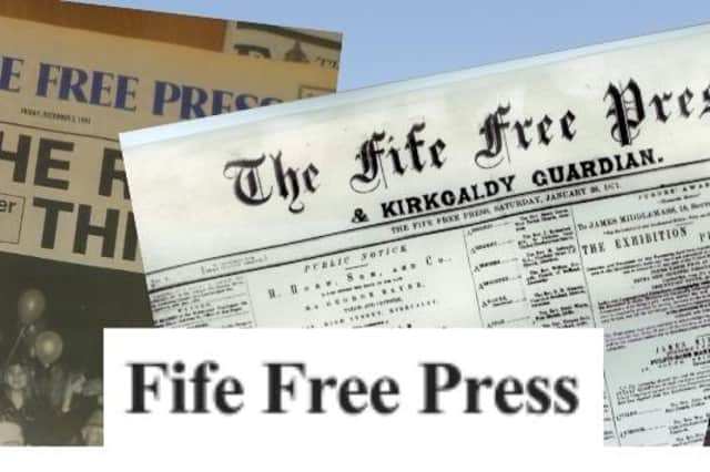 Promotion to mark 150th anniversary of the Fife Free Press, January 28 2021