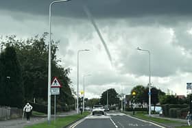The tornado in Glenrothes (Pic: Bill Hunter)