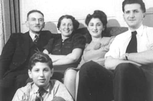 Walter NAchtigall and his family shortly after arriving in New York
