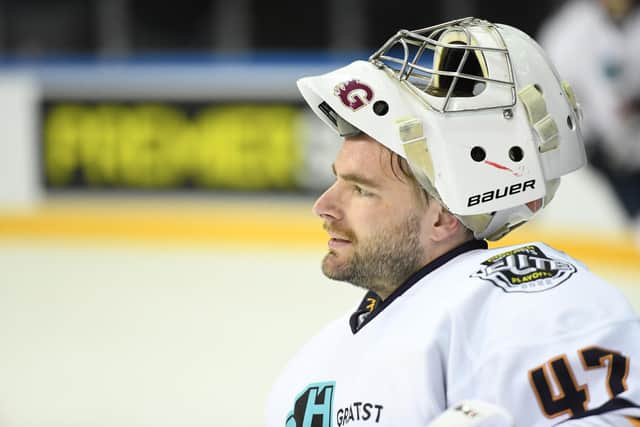 Kevin Lindskoug iced with coach Tom Coolen in Poland, and also played with Guildford Flames (Pic: John Uwins)