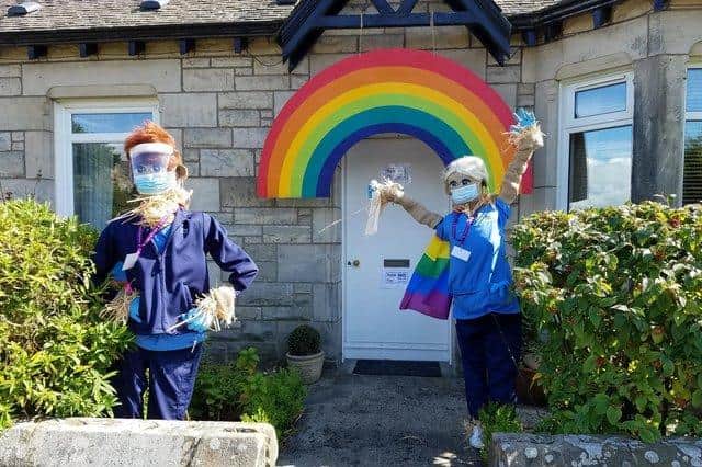 A display dedicated to the NHS from last year's Scarecrow Trail.