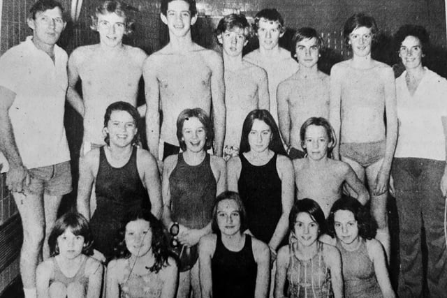 Kirkcaldy Amateur Swimming Club members who took part in the East of Scotland age group championships held in Whitburn.
