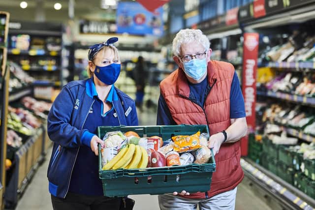 Aldi donated the food as part of a UK wide initiative