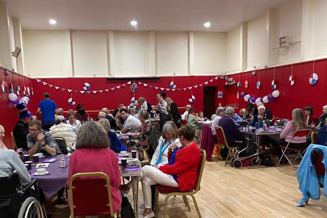 Linton Lane Centre's hall was packed with well-wishers.