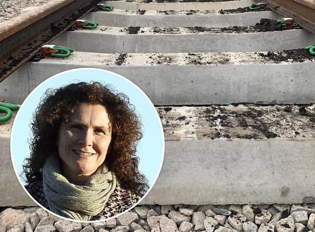 With work underway on the rail link, Wendy Chamberlain is seeking clarity on consultations over station designs.