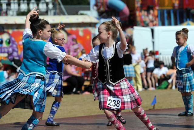 Highland dancers show off their skills
