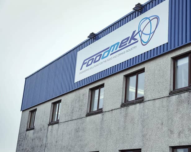 Tayport-based Foodmek was established in 1971 to supply processing equipment for the food and drink industry.