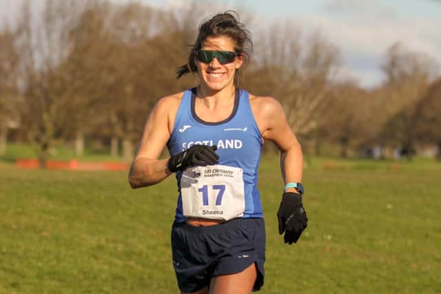 Sheena Logan in action at the Sri Chinmoy 100k Anglo Celtic Plate (Photo: Gordon Donnachie)