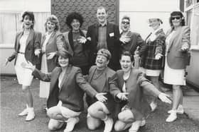 Methilhaven Home held a Hi-de-Hi! event in 1996 with staff dressing up as red coats.