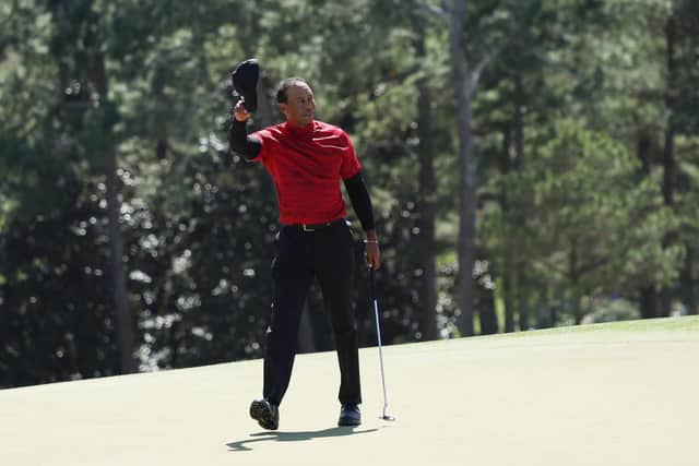 Tiger Woods completed four rounds at The Masters.