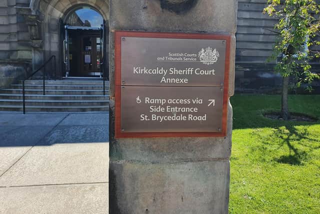 The case called recently at Kirkcaldy Sheriff Court.