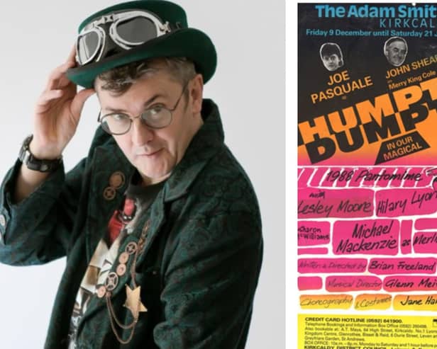 Joe Pasquale returned to Fife 40 years after appearing in panto here in 1988 (Pics: Submitted)
