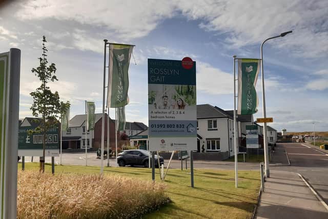 The new Persimmon Homes development at Rosslyn Gait, Kirkcaldy