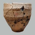 The Bronze Age pot found in Kirkcaldy decades ago is now on display in the town