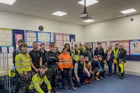 Students were given a unique insight into the work at Fife College's Kirkcaldy campus (Pic: Submitted)