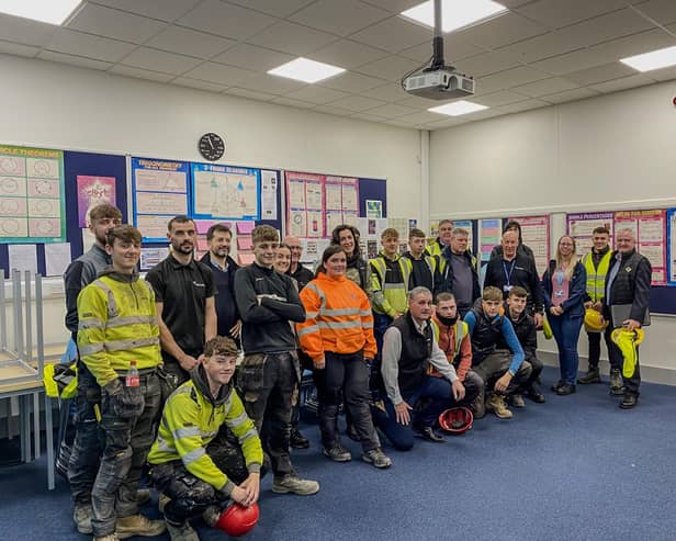 Students were given a unique insight into the work at Fife College's Kirkcaldy campus (Pic: Submitted)