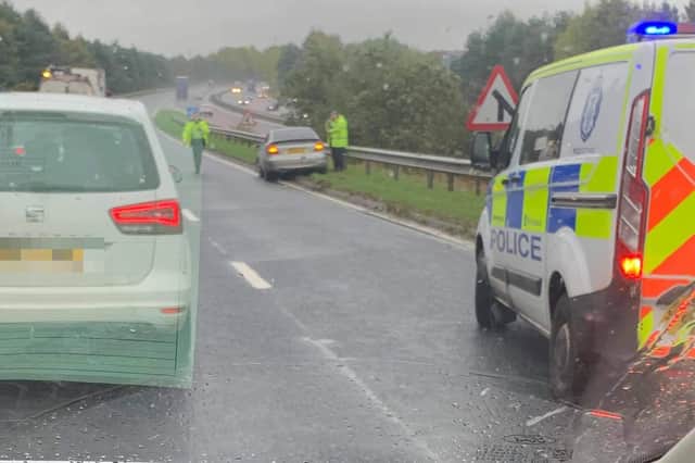 The two-car crash happened on the A92. Picture: Fife Jammer Locations
