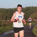 Ben Kinninmonth, first Wizard home and overall 11th at Giffordtown 5k in 16:38 (Pics by Pete Bracegirdle)