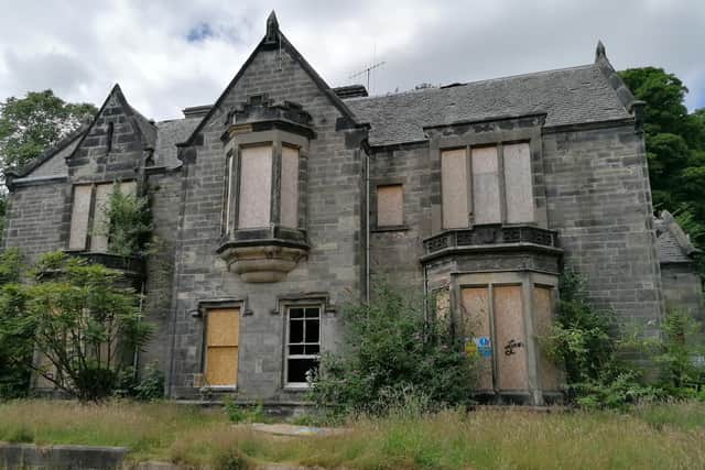 The former Fife College Priory Campus in Kirkcaldy - boarded up and abandoned.
