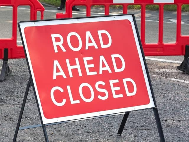 The road is likely to be closed all week (Pic: Fife Free Press)