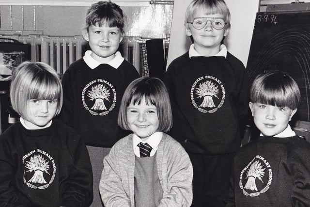 The P1 intake at Smithy Green Primary School in 1994
