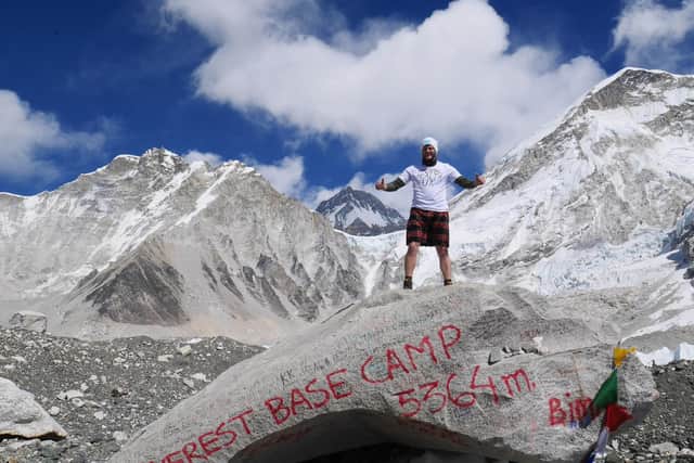 Sean Halliday completed the 108 km trek, raising £1500 in the process for Mental Health UK