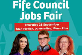 The jobs fair outlines the roles available within Fife Council (Pic: Submitted)
