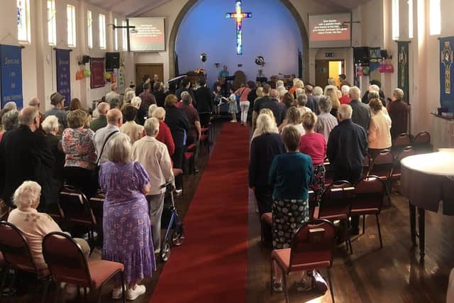 The church kicked off its celebrations with a special service on September 3 (Pic: Submitted)