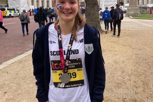 Katie Sandilands after London Mini Marathon