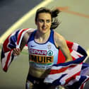 Laura Muir is taking some time off the track to recover from a back injury. Pic by Michael Gillen