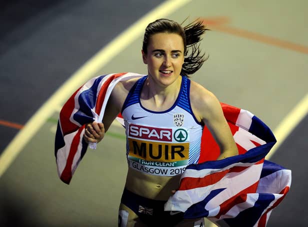 Laura Muir is taking some time off the track to recover from a back injury. Pic by Michael Gillen
