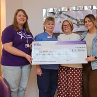 Money raised for Fife hospice for Victoria Hospice after ‘above and beyond’ care