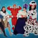 The cast of Cinderella at Rothes Halls