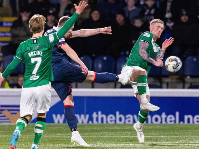 Raith Rovers' Scott Brown volleys home stunning winner to make it 2-1 against Dundee United at Stark's Park (Pic by Mark Scates/SNS Group)