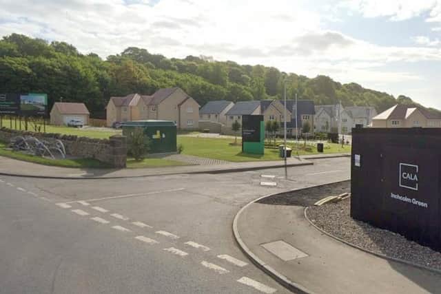 The entrance to the new development in Aberdour (Pic: Google Maps)