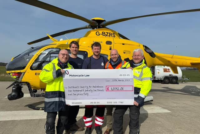 Road Safety Roadshows raise funds for Scotland's Charity Air Ambulance