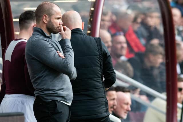 Robbie Neilson was sacked by Hearts after 2-0 home loss to St Mirren on April 8 (Photo by Mark Scates/SNS Group)