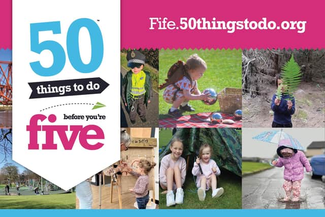 The 50 Things to do Before You're 5 website and app has a wide range of fun suggestions for the younger family members.  (Pic: submitted)
