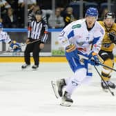 MIkael Johansson icing for Fife Flyers in win over Nottingham