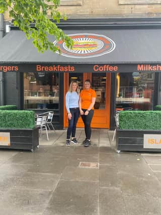 Burger Island has secured two more awards. Pictured outside from left is: owner Raina Miller and manager Michaela McLachlan.